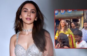 Chhatriwali: Rakul Preet Singh dances with small kids on the street to a track from her solo lead - Watch Video