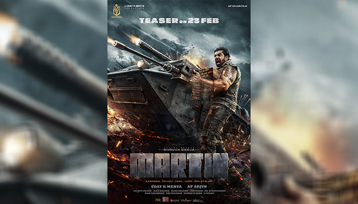 Martin: Teaser Of Dhruva Sarja’s Action Saga To Be Out On This Date!