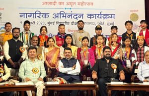 Om Raut addresses Northeast Indian Students at the G20 Event Held in Mumbai!