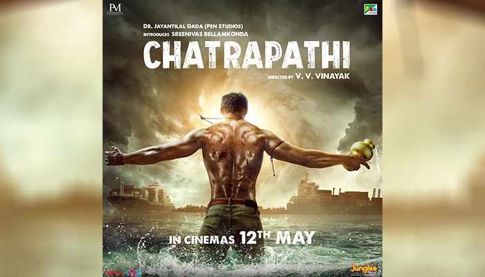Bellamkonda Sreenivas' Hindi debut film Chatrapathi gets a Release date; First Look Unveiled