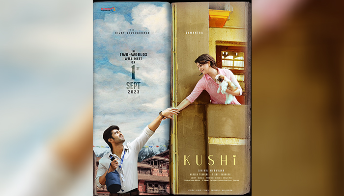 Vijay Deverakonda and Samantha Ruth Prabhu starrer Kushi to release in cinemas on 1st September 2023!