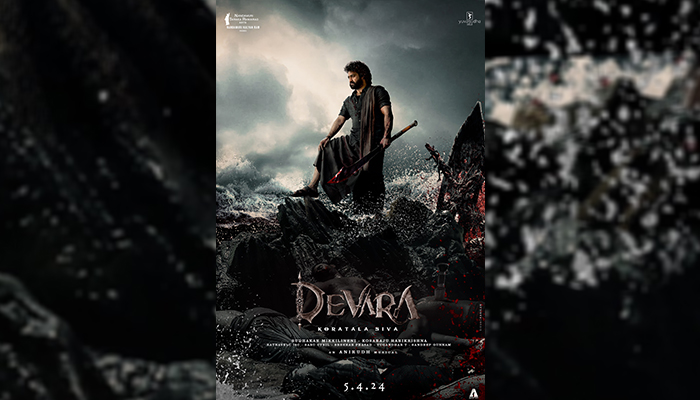 NTR 30 Film Title Revealed as ‘Devara’; Jr NTR looks fierce in first look poster!