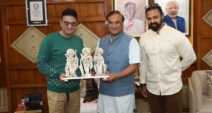 Adipurush: Producer Bhushan Kumar & Actor Devdatta Nage Meet The Honourable Chief Minister Of Assam