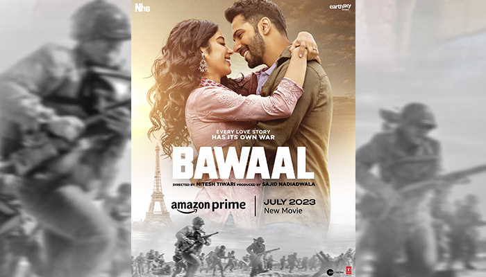 Bawaal First Look: Varun Dhawan and Janhvi Kapoor starrer to premiere on Prime Video in July 2023