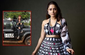 Nushrratt Bharuccha takes the road less travelled; goes off-road in Thar Mahindra!