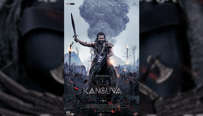 Kanguva First Poster: Suriya's Intense Warrior Look Promising
