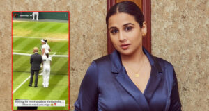 Vidya Balan Shares Her Enthusiasm for Tennis As She Supporting Ons Jabeur at Wimbledon