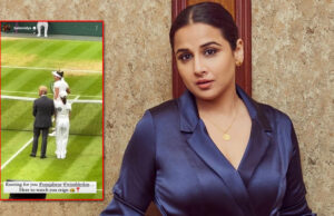 Vidya Balan Shares Her Enthusiasm for Tennis As She Supporting Ons Jabeur at Wimbledon
