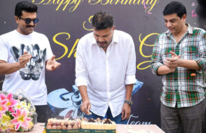 Ram Charan celebrates Director Shankar's birthday on 'Game Changer' set!