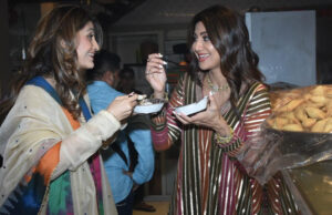 Sukhee actress Shilpa Shetty Kundra enjoys her dessert binge with her best friend at her childhood favourite sweet shop