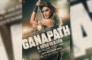 Ganapath: Makers unveil Kriti Sanon’s first look poster from mass-entertainer! Ganapath: Makers unveil Kriti Sanon's first look poster from mass-entertainer!