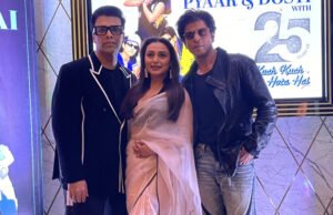 25 Years Of Kuch Kuch Hota Hai: Shah Rukh Khan praises Karan Johar at the Special Screening of the film! 25 Years Of Kuch Kuch Hota Hai: Shah Rukh Khan praises Karan Johar at the Special Screening of the film!
