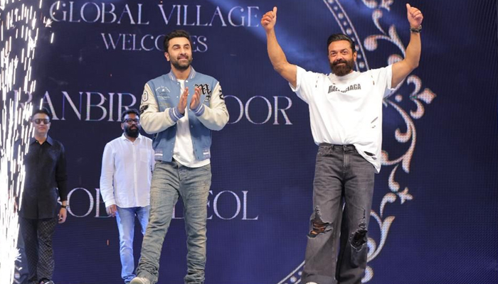 Animal Cast Ranbir Kapoor and Bobby Deol Rock Global Village in Dubai with 'Arjan Vailly' Song Premiere