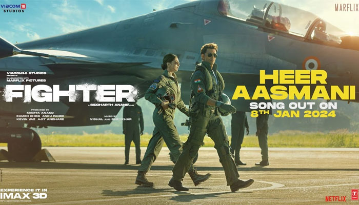 Heer Aasmani Song Teaser From Hrithik Roshan and Deepika Padukone's Fighter Out Now