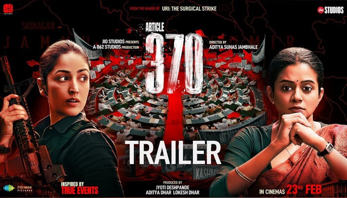 Jio Studios & B62 Studios release the riveting trailer of 'Article 370' featuring Yami Gautam and Priya Mani