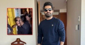 NTR Jr gets mobbed by fans as he steps out for dinner with wife Lakshmi Pranathi in Mumbai - Watch Video