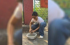 Bhumi Pednekar installs water bowls in Mumbai to aid animals and birds Bhumi Pednekar installs water bowls in Mumbai to aid animals and birds