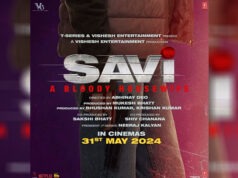 Divya Khossla treats fans to a stunning deadly motion poster of her upcoming film Savi - A Bloody Housewife