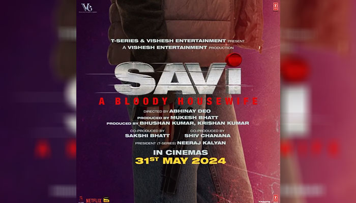 Divya Khossla treats fans to a stunning deadly motion poster of her upcoming film Savi - A Bloody Housewife