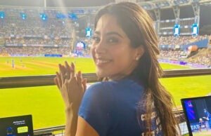 Janhvi Kapoor’s ‘Mr And Mrs Mahi’ T-Shirt steals spotlight at an IPL match – Watch Video Janhvi Kapoor's 'Mr And Mrs Mahi' T-Shirt steals spotlight at an IPL match - Watch Video