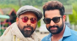 Bosco Martis shares a picture with NTR Jr from the sets of Devara in Thailand