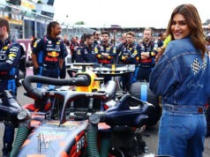 Kriti Sanon becomes the first female Indian actor to be at F1 in Silverstone!