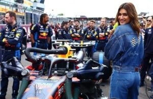 Kriti Sanon becomes the first female Indian actor to be at F1 in Silverstone!