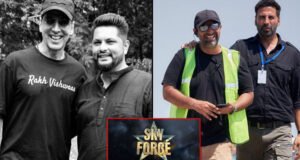 Sky Force directors Sandeep Kewlani and Abhishek Anil Kapur announced the wrap-up of the shooting with a song shoot!