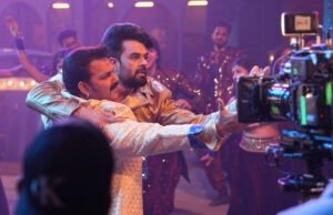 Bhojpuri Star Pawan Singh and Bollywood Actor Maniesh Paul Spotted Shooting Together!