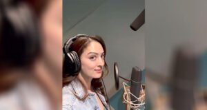 Sandeepa Dhar Brings her Energetic Charm and Fun-loving spirit while dubbing in the studio