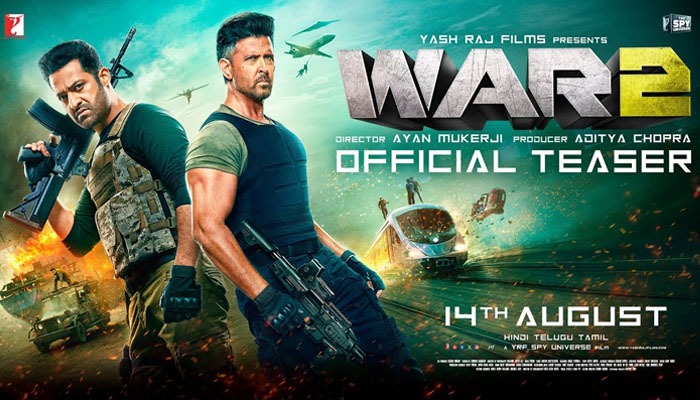 War 2 Teaser: Hrithik Roshan vs Jr NTR Promises an Epic Face-Off - Watch