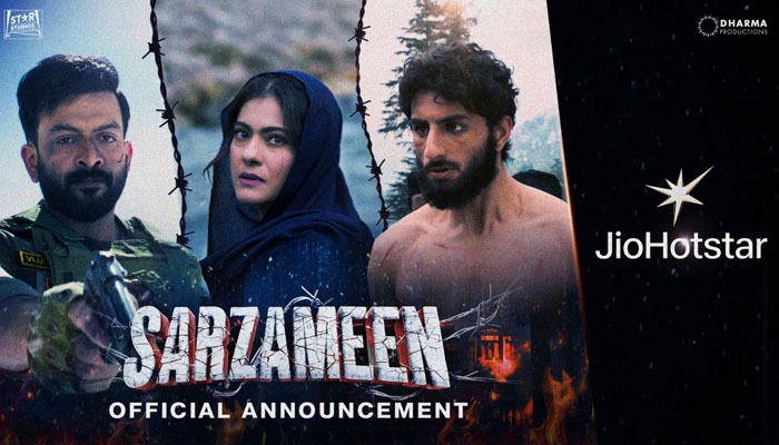 Sarzameen Announcement: Prithviraj, Kajol & Ibrahim Ali Khan’s Film Premieres July 25 on JioHotstar