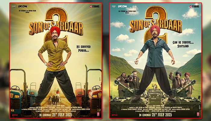 Son of Sardaar 2 Posters: Ajay Devgn Promises More Action, More Masti