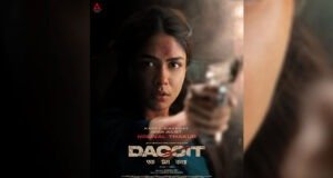 Team Dacoit Unveils Mrunal Thakur's Intense Poster ahead of her Birthday, Surprises Fans