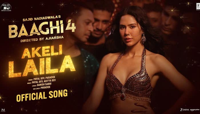 Sonam Bajwa Sets the Screen on Fire with Dance Number 'Akeli Laila' from Baaghi 4