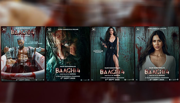 Baaghi 4: Tiger Shroff, Sanjay Dutt, Harnaaz Sandhu & Sonam Bajwa's Intense Character Posters Unveiled!