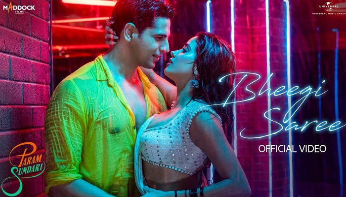 Bheegi Saree from Param Sundari: Sidharth Malhotra and Janhvi Kapoor's Rainy Romance You Can't Miss