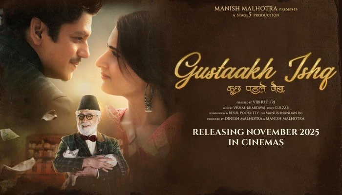 Manish Malhotra's Production Debut Gustaakh Ishq Teaser Out Now, Features Vijay Varma, Fatima Sana Shaikh, and Naseeruddin Shah