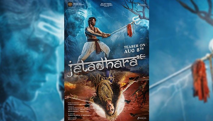 Jatadhara First Look: Mythic Supernatural Thriller Starring Sudheer Babu and Sonakshi Sinha; Teaser Launches August 8