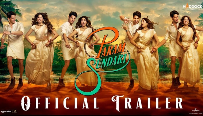 Param Sundari Trailer: Janhvi Kapoor and Sidharth Malhotra Shine in a Soulful North-Meets-South Romance