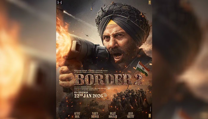 On Independence Day, 'Border 2' Makers Unveil First Poster Featuring Sunny Deol; Film to Release Ahead of Republic Day 2026