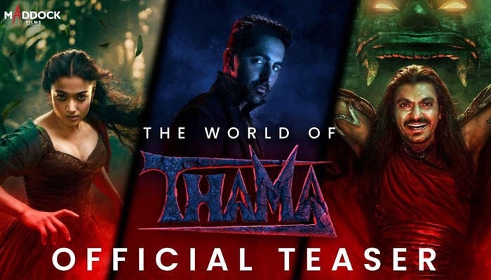 Thama Teaser: Ayushmann Khurrana & Rashmika Mandanna's Film Promises Love, Laughs & A Bite of Horror