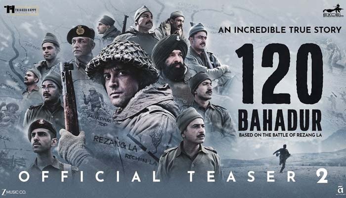 120 Bahadur Teaser 2 Out Now! Farhan Akhtar Pays Tribute to 1962 Heroes