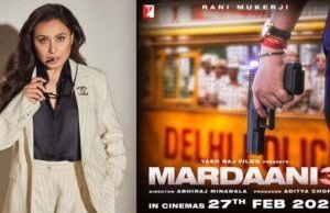 On the auspicious first day of Navratri, Yash Raj Films releases new poster of Rani Mukerji's Mardaani 3