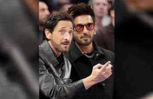 Oscar-winner Adrien Brody and Powerhouse Ranveer Singh catch up in Abu Dhabi