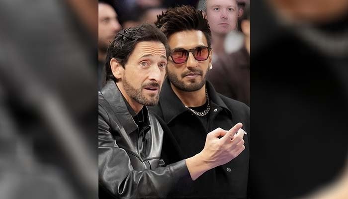 Oscar-winner Adrien Brody and Powerhouse Ranveer Singh catch up in Abu Dhabi