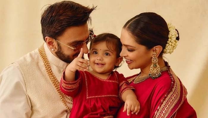 Deepika Padukone, Ranveer Singh reveal daughter Dua's face on Diwali; See Pics