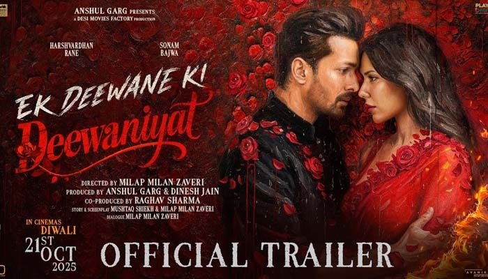 Harshvardhan Rane and Sonam Bajwa’s Ek Deewane Ki Deewaniyat Trailer Tries to Be a Film, Ends Up a Glamorous Music Video