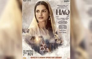 Vartika Singh (Miss Universe India) Balances Fragility and Fire in her First Poster for Junglee Pictures’ ‘Haq’ Vartika Singh (Miss Universe India) Balances Fragility and Fire in her First Poster for Junglee Pictures’ 'Haq'