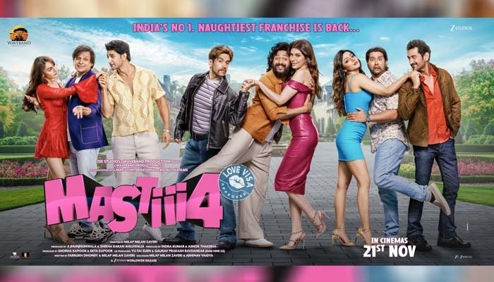 Waveband Production Unveils Vibrant Ensemble Poster for Mastiii 4, Trailer Premieres Tomorrow